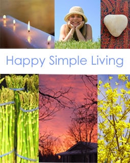 Happy Simple Living featured at ElizaCross.com