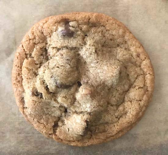 Chocolate chip browned butter toffee cookie