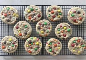 YOLO Chewy M&M Cookie Recipe