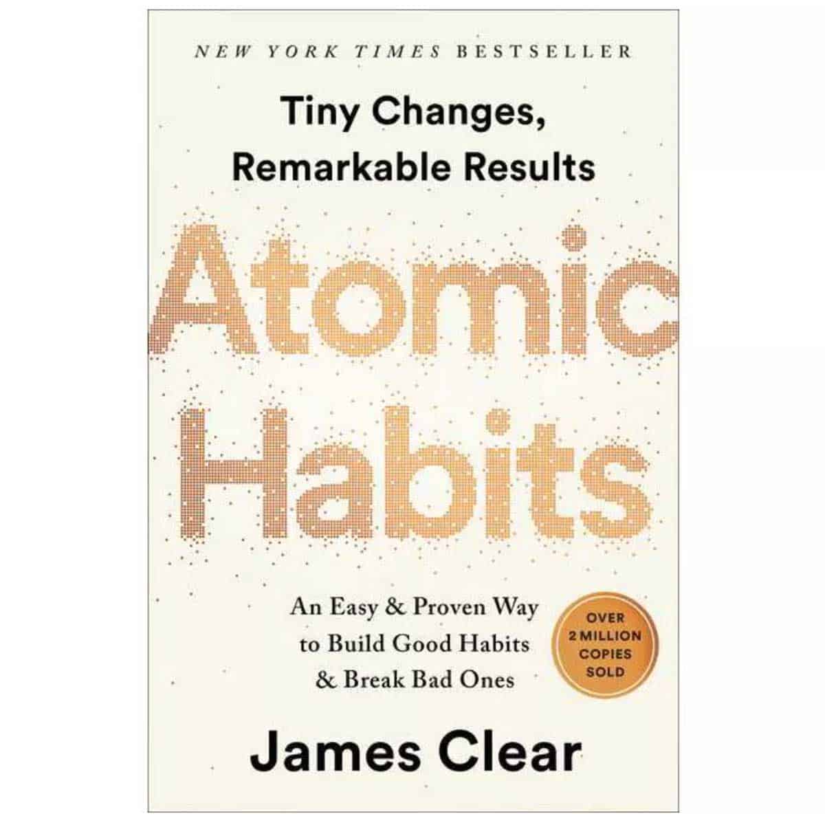 Cover of the book Atomic Habits by James Clear